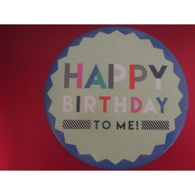 Happy Birthday Badge 15 cm title=