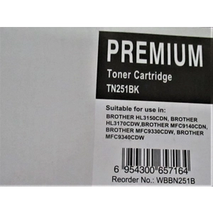 Brother TN251BK Compatible Laser Cartridge
