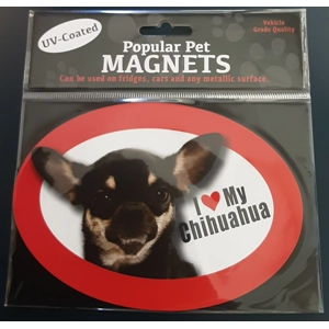 Dog Magnet Chihuahua 15cm x 10.5cm