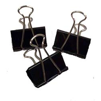 Foldback Clips 25 mm Pack of 12 title=