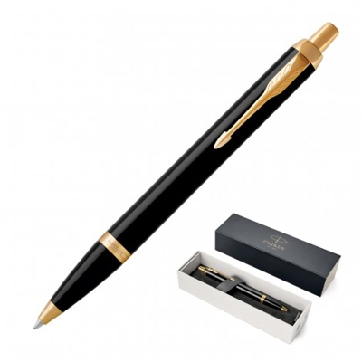 Parker IM Lacquer Black CT Pen title=