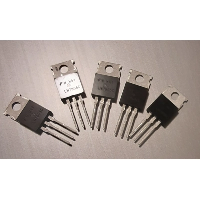 LM7805 5v Regulator 1.5 Amp Pack of 5 title=