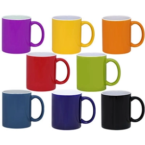 Ceramic Mug - Coloured 330ml