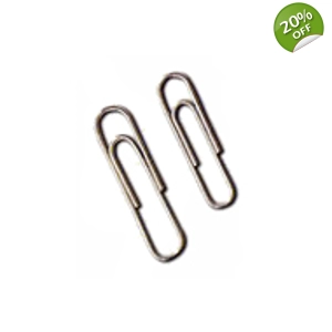 Paper Clips 33 mm Pack of 100