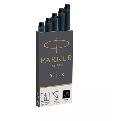 Parker Fountain Pen Ink Cartridge Black title=