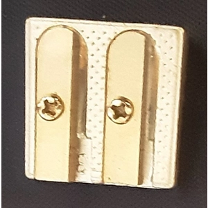 Pencil Sharpener Metal Twin Hole