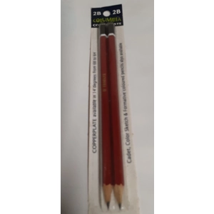 Pencils 2B Copperplate Pack of 2
