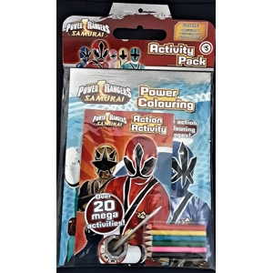 Power Ranger Colouring Packs