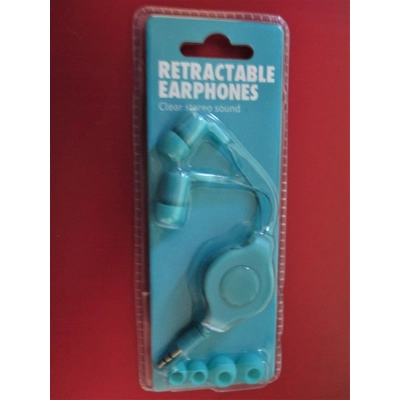 Retractable Earphones title=