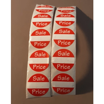 Sale Price Stickers 28mm Pack of 100 title=