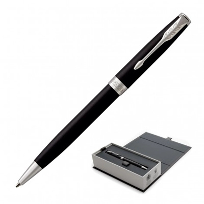 Parker Sonnet Matt Black CT Pen title=