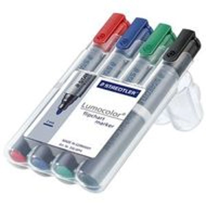 Staedtler Flip Chart Markers 356 Pack of 4