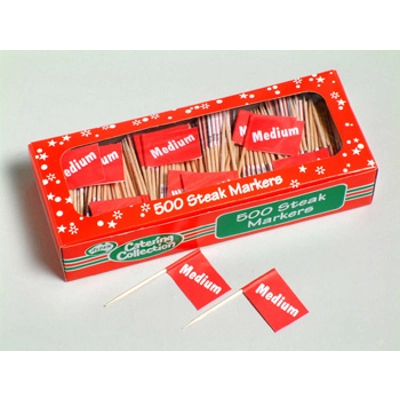 Steak Marker - Medium Box of 500 title=