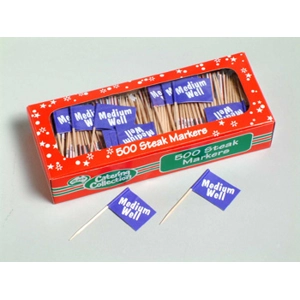 Steak Marker - Medium/Well Done Box of 500