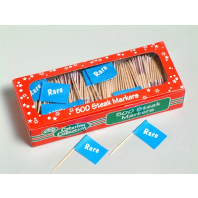 Steak Markers - Rare Box of 500 title=