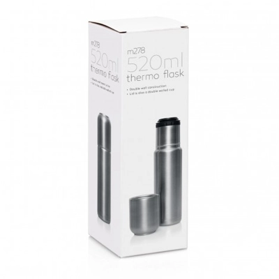 Thermo Flask Double wall and cup 520 ml Stainless title=