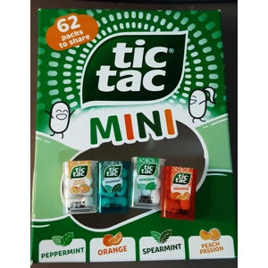 Tic Tac Mini's Box of 62