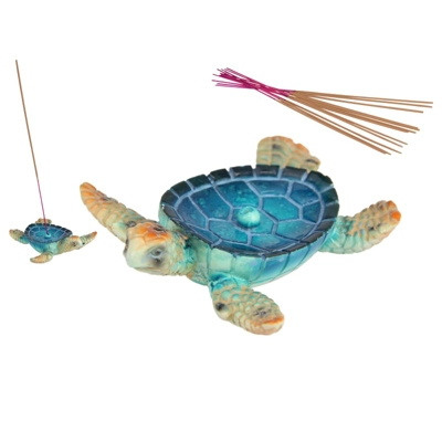 Turtle Incense Holder 8cm title=