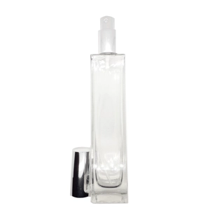 100ml Clear Glass Perfume Bottle Spray Silver Cap Fine Mist Spray Bottle