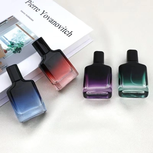 20ml Empty Glass Perfume Bottle Black Gradient to Colour