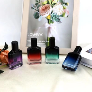 20ml Empty Glass Perfume Bottle Black Gradient to Colour
