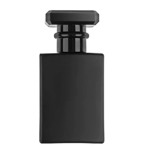 30ml Black Perfume Bottle Empty Atomiser Rectangular