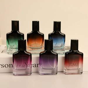 20ml Empty Glass Perfume Bottle Black Gradient to Colour
