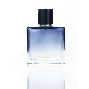 50ml Empty Glass Perfume Spray Bottle De Bleu Refillable