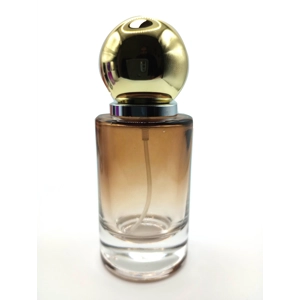 30ml Glass Perfume Bottle Gradient Empty Cylindrical Bottle Lux Round Ball Cap