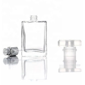 100ml Empty Glass Perfume Spray Bottle Refillable Rectangular