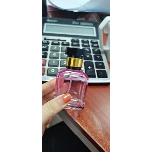 30ml Empty Glass Perfume Bottle - Octagon Cap, Transparent Colours