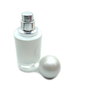 30ml Glass Perfume Bottle Gradient Empty Cylindrical Bottle Lux Round Ball Cap