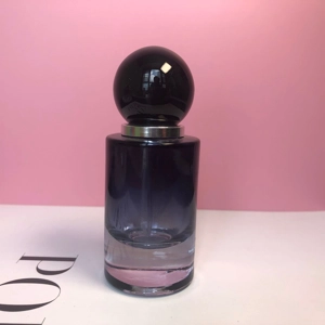 30ml Glass Perfume Bottle Gradient Empty Cylindrical Bottle Lux Round Ball Cap