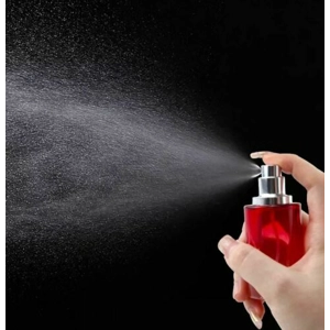 30ml Glass Perfume Bottle Gradient Empty Cylindrical Bottle Lux Round Ball Cap