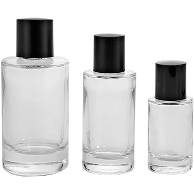 30ml Glass Perfume Bottle Empty Cylindrical Bottle Fine Mist Atomiser title=