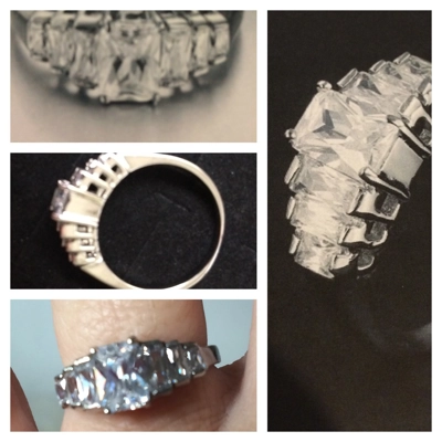 womans 7 stone ring title=