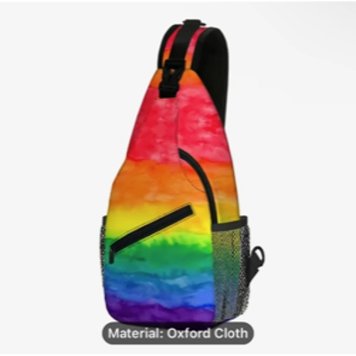 rainbow pride crossboddy bag title=