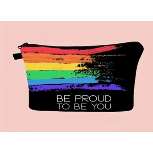 rainbow make up bag