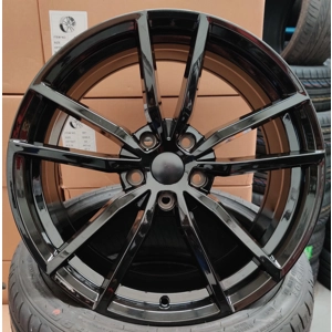 19" pretoria 5x112 style alloy wheels black vw