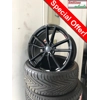 19" pretoria 5x112 style alloy wheels black vw