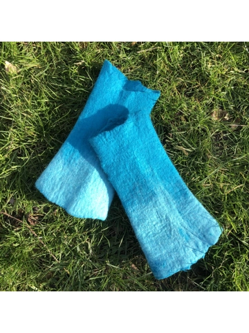 Turquiose Felted Wrist ..