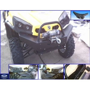 Commander Front Bumper / Brush Guard with Winch Mount