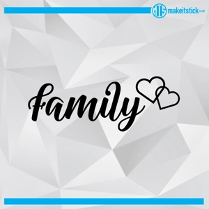 Family vinyl sticker