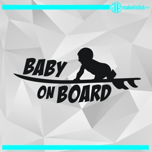Baby on Surfboard