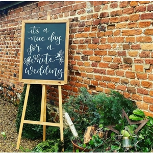 Handwritten Wedding Welcome Sign