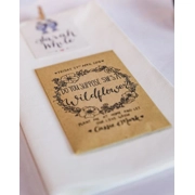 Wild Flower Seed Packet Wedding Favours - Bespoke designs and Personalised - wildflower bee friendly