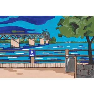 Auckland Harbour Bridge On Canvas