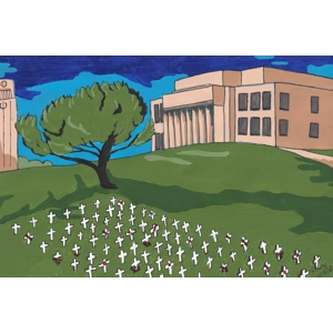 Auckland Domain on Canvas