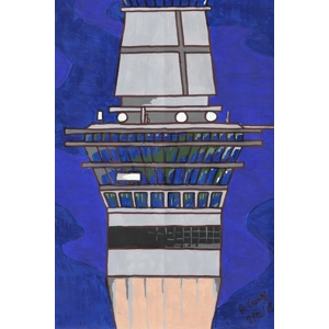 Auckland Skytower On Canvas