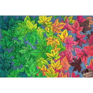 Leaves on Canvas